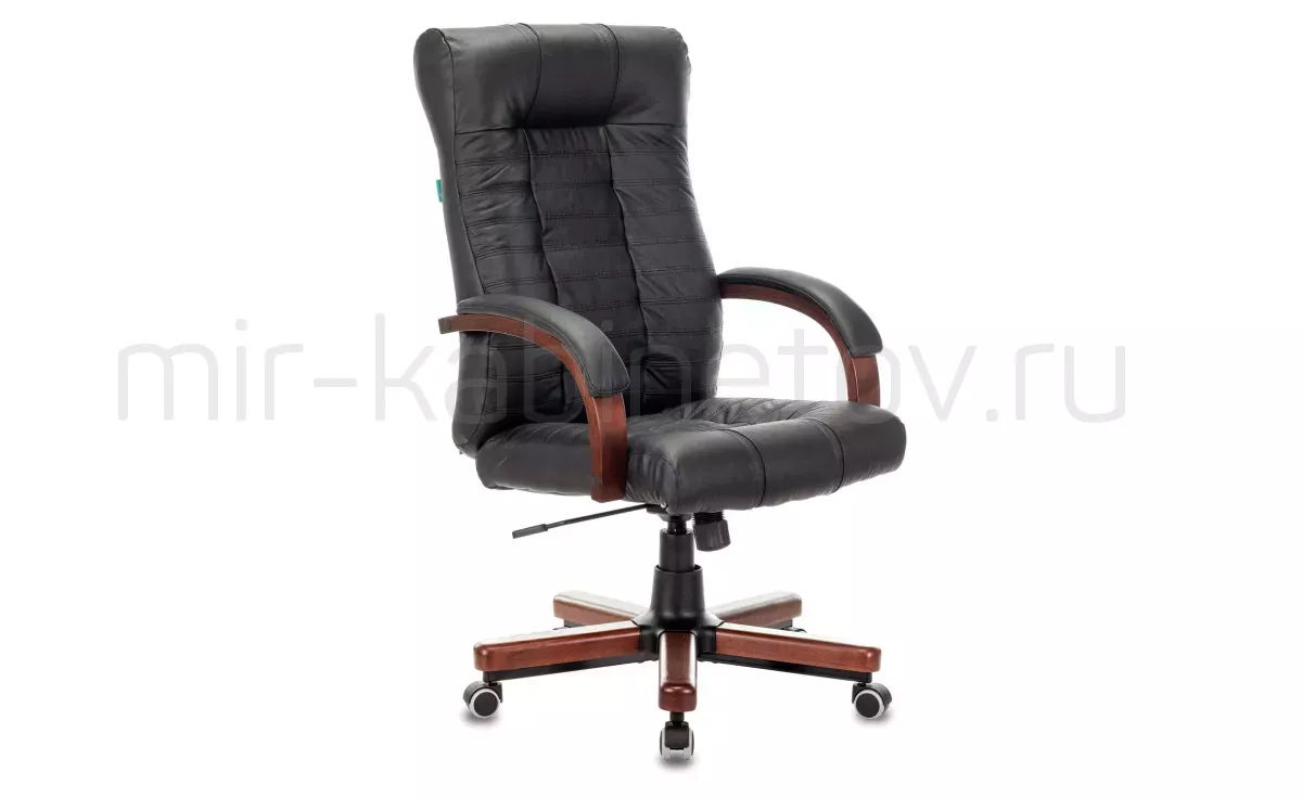 Кресло руководителя KB-10 WALNUT/B/LEATH – фото 1