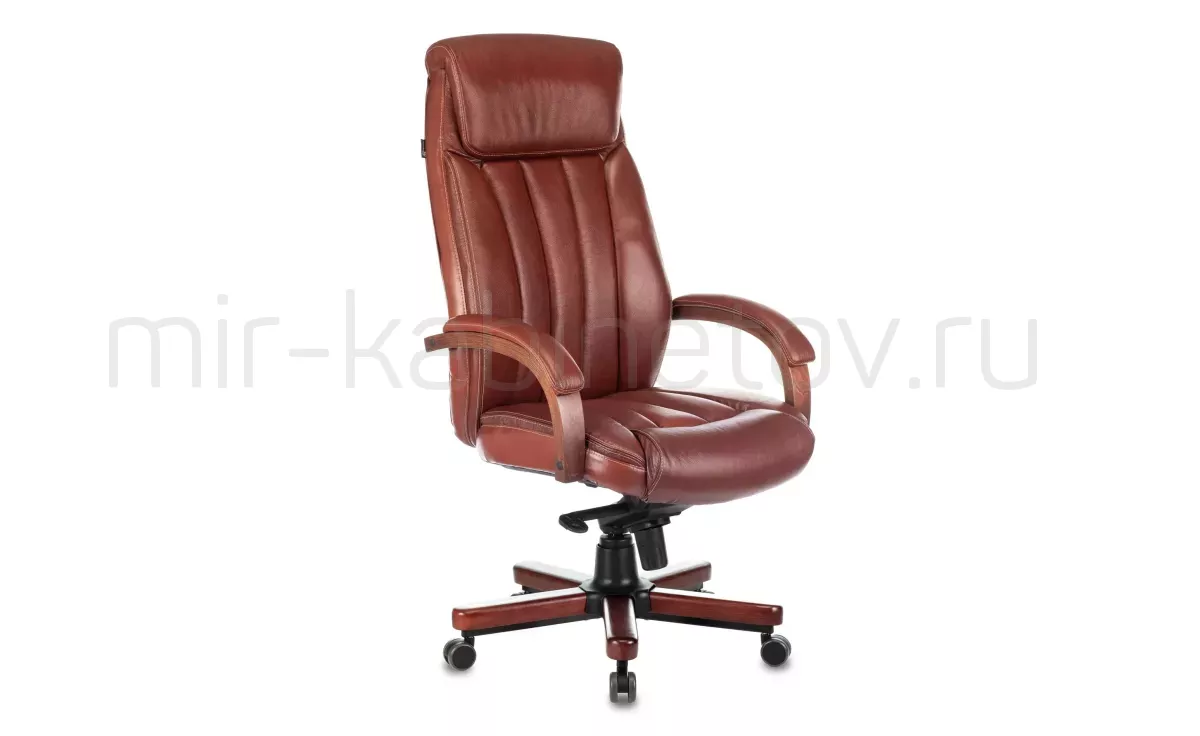 Кресло руководителя T-9922WALNUT/BLACK – фото 1