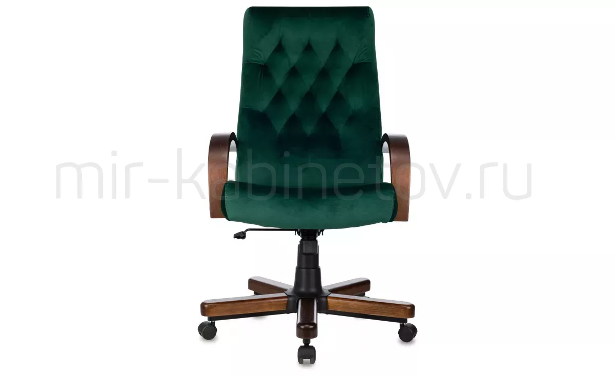 Кресло руководителя T-9928WALNUT/FABR/GN – фото 2