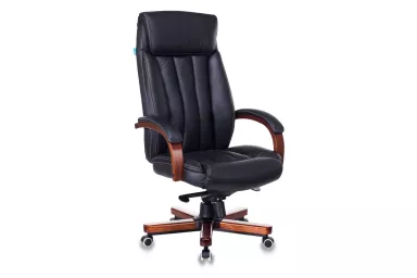 Кресло руководителя T-9922WALNUT/BLACK – фото 1