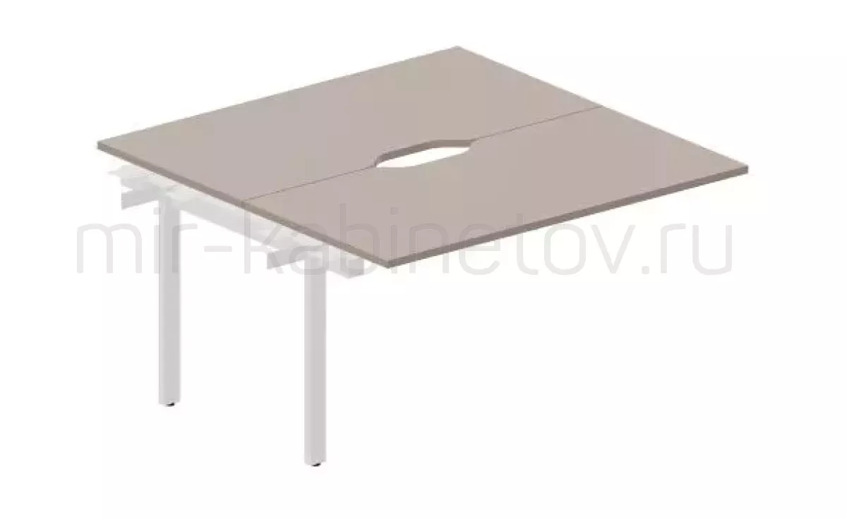 Cтол bench приставной (с эргономичными вырезами) – фото 1