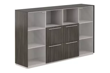 Шкаф средний со стеклом прозрачным