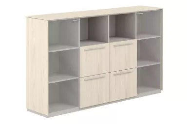 Шкаф средний со стеклом прозрачным