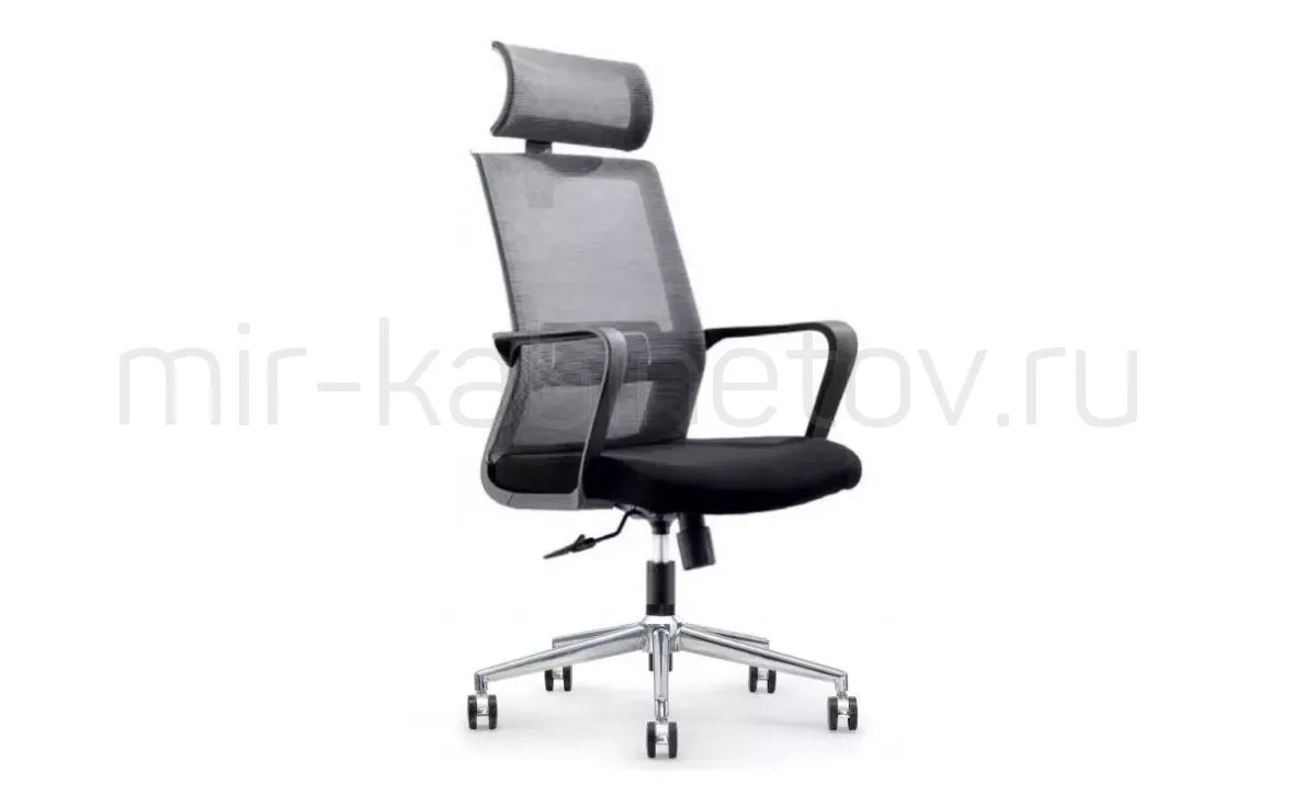 Кресло для руководителя Интер CH-180A chrome base – фото 1