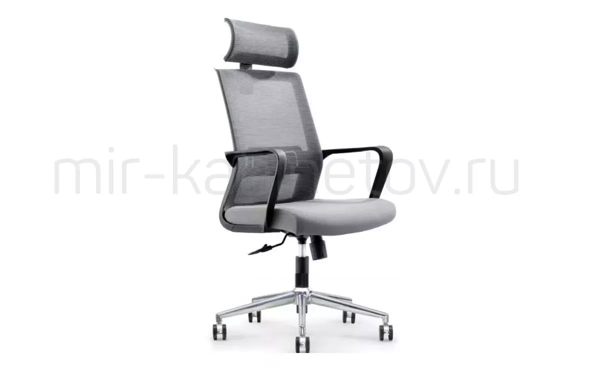 Кресло для руководителя Интер CH-180A chrome base – фото 1