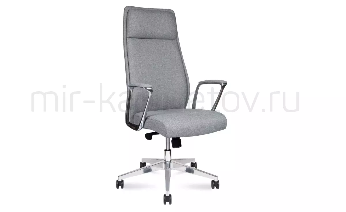 Кресло для руководителя Liverpool L347HCA-grey fabric – фото 1