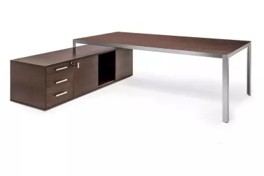 Стол письменный на опорной тумбе
