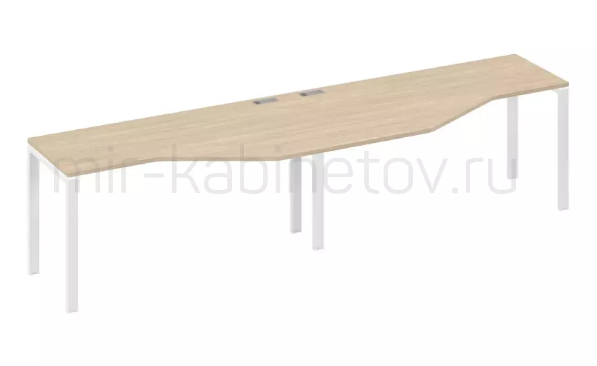 Рабочая станция со столами м/к UNO (2х160) – фото 1