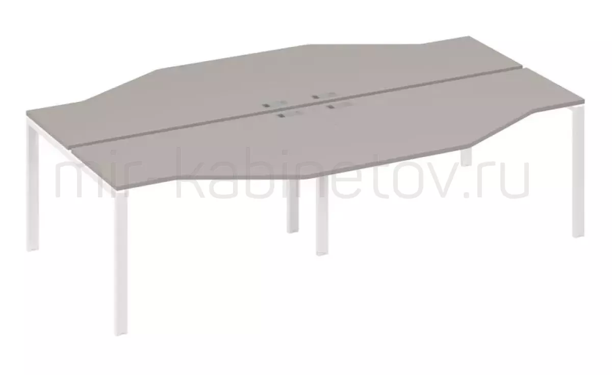 Рабочая станция со столами м/к UNO (4х140) – фото 1