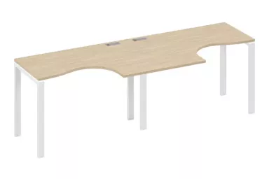 Рабочая станция со столами м/к UNO (2х120)
