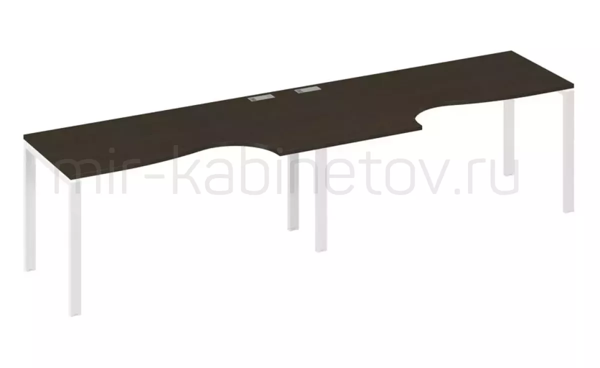 Рабочая станция со столами м/к UNO (2х160) – фото 1