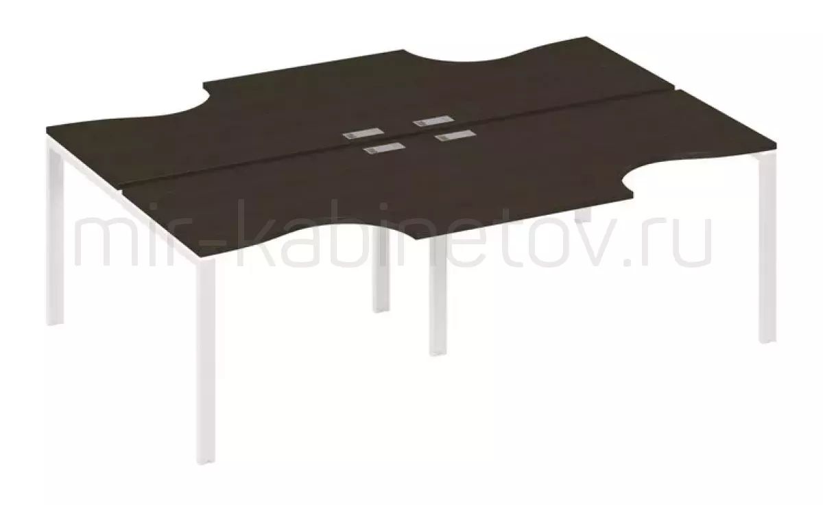 Рабочая станция со столами м/к UNO (4х120) – фото 1