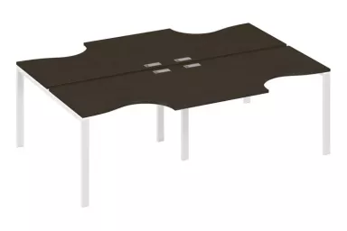 Рабочая станция со столами м/к UNO (4х120)