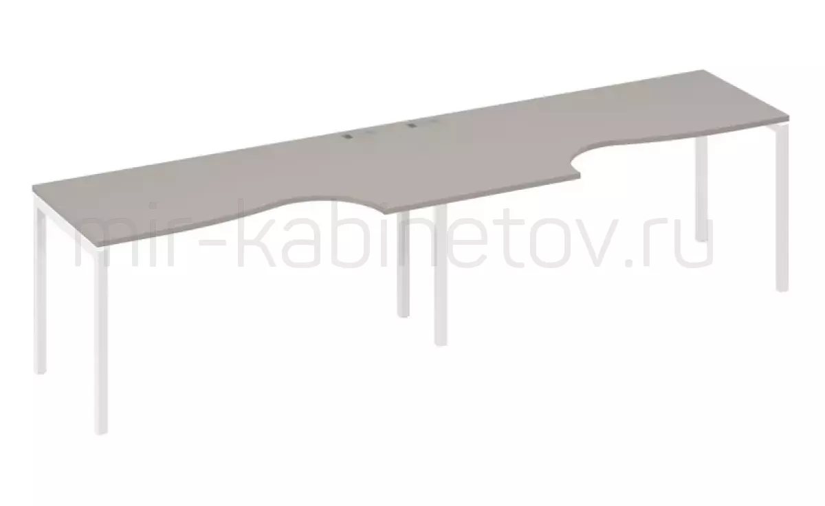 Рабочая станция со столами м/к DUE (2х160) – фото 1