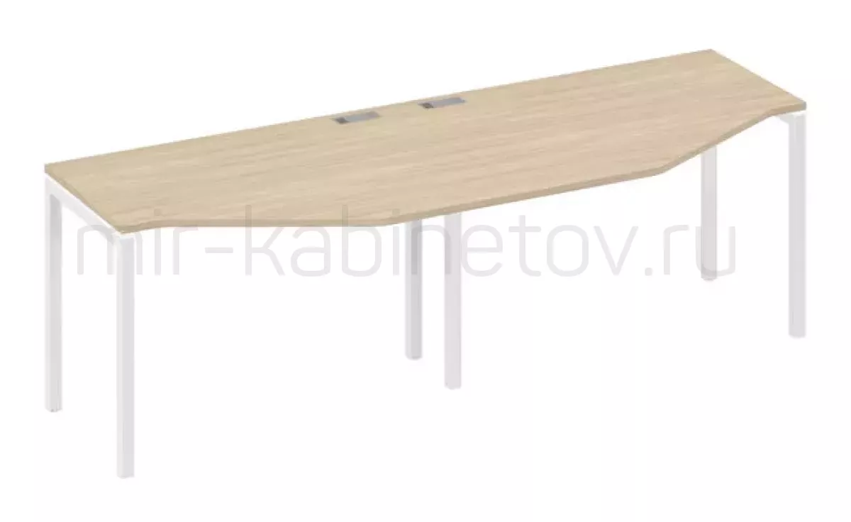 Рабочая станция со столами м/к DUE (2х120) – фото 1