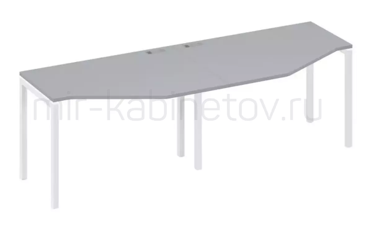 Рабочая станция со столами м/к DUE (2х120) – фото 1