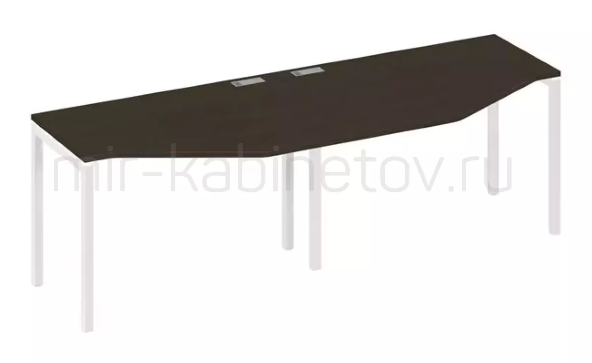 Рабочая станция со столами м/к DUE (2х120) – фото 1