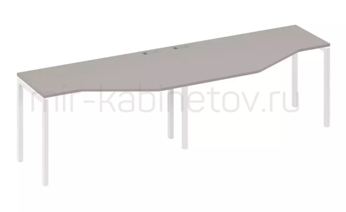 Рабочая станция со столами м/к DUE (2х140) – фото 1