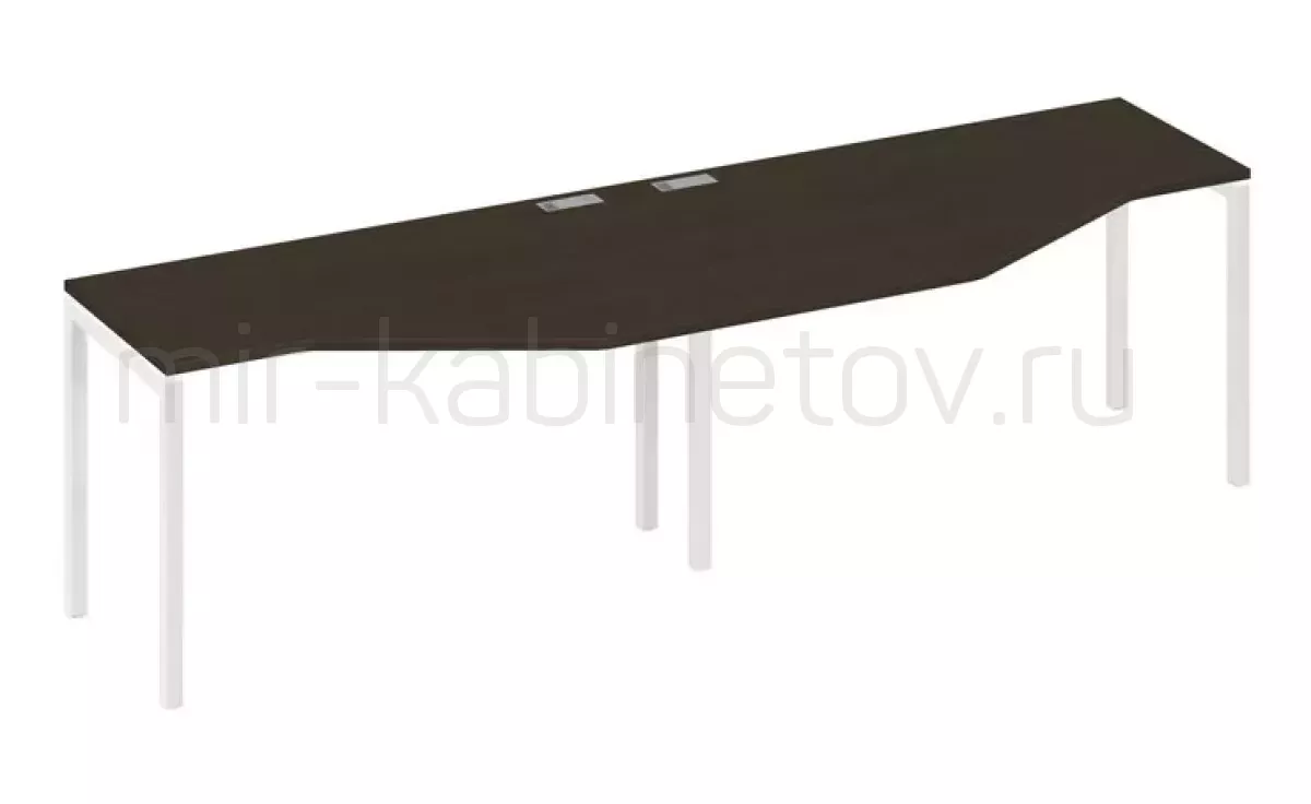 Рабочая станция со столами м/к DUE (2х140) – фото 1