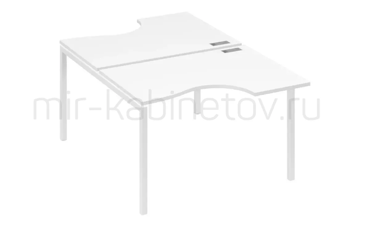 Рабочая станция со столами м/к DUE (2х120) – фото 1