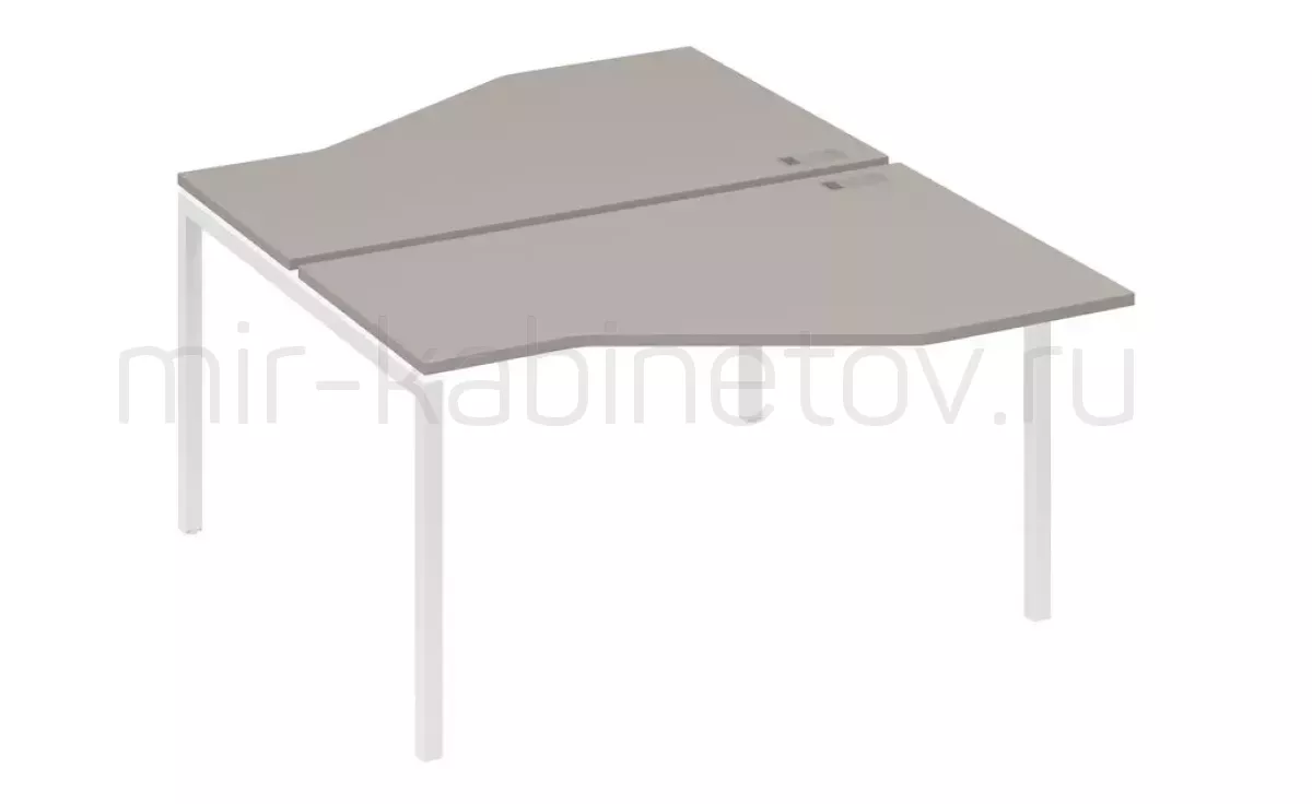 Рабочая станция со столами м/к DUE (2х140) – фото 1