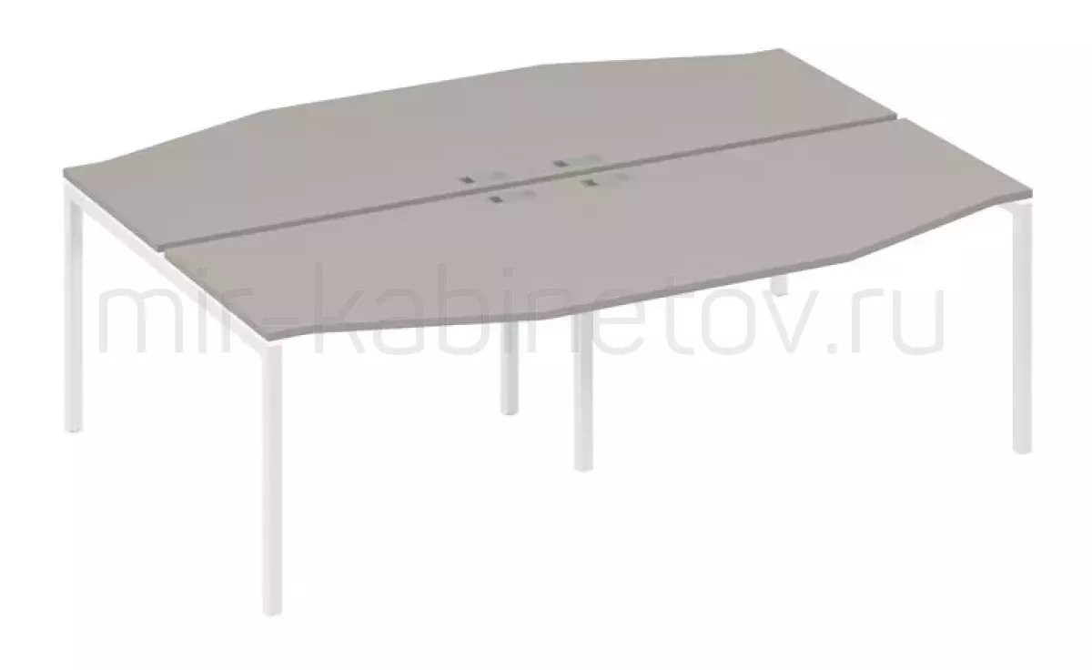 Рабочая станция со столами м/к DUE (4х120) – фото 1