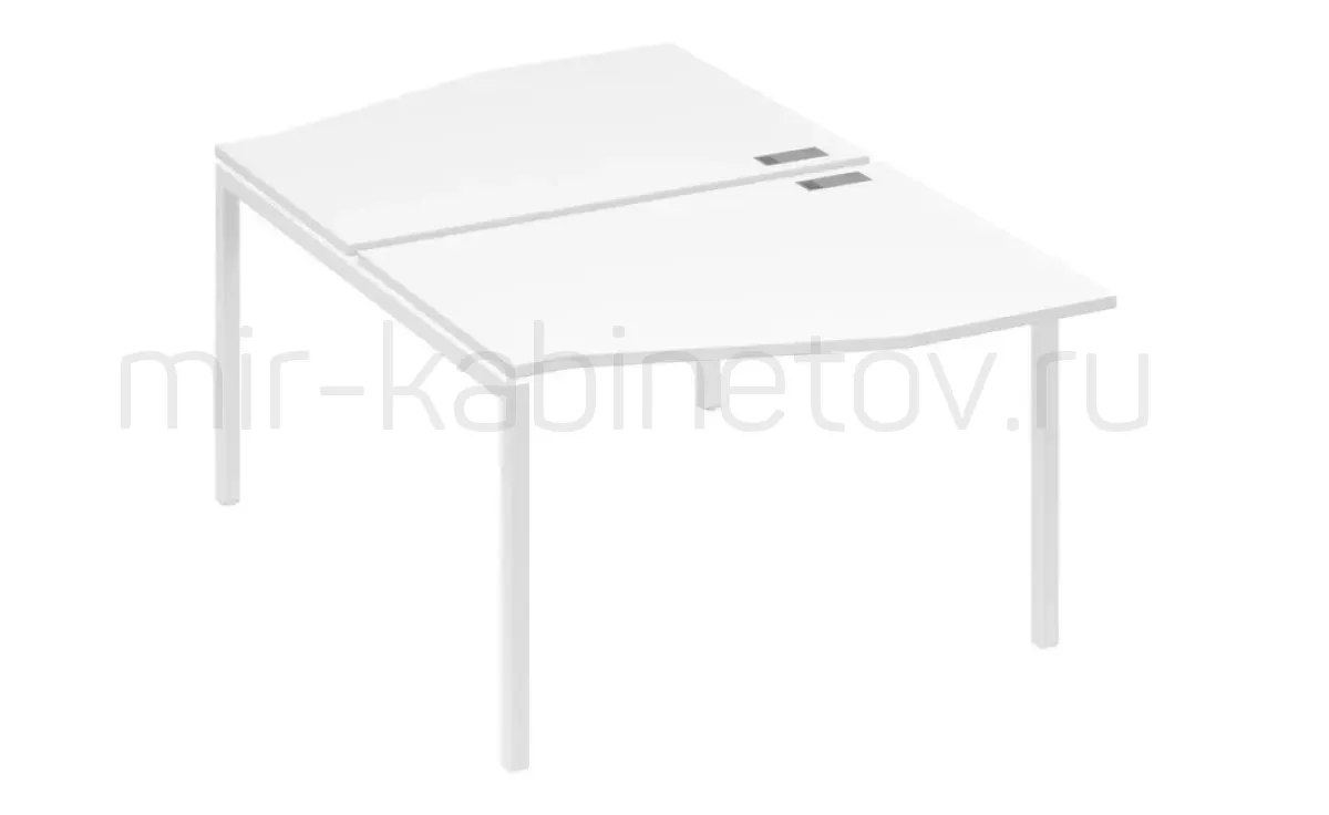 Рабочая станция со столами м/к DUE (2х120) – фото 1