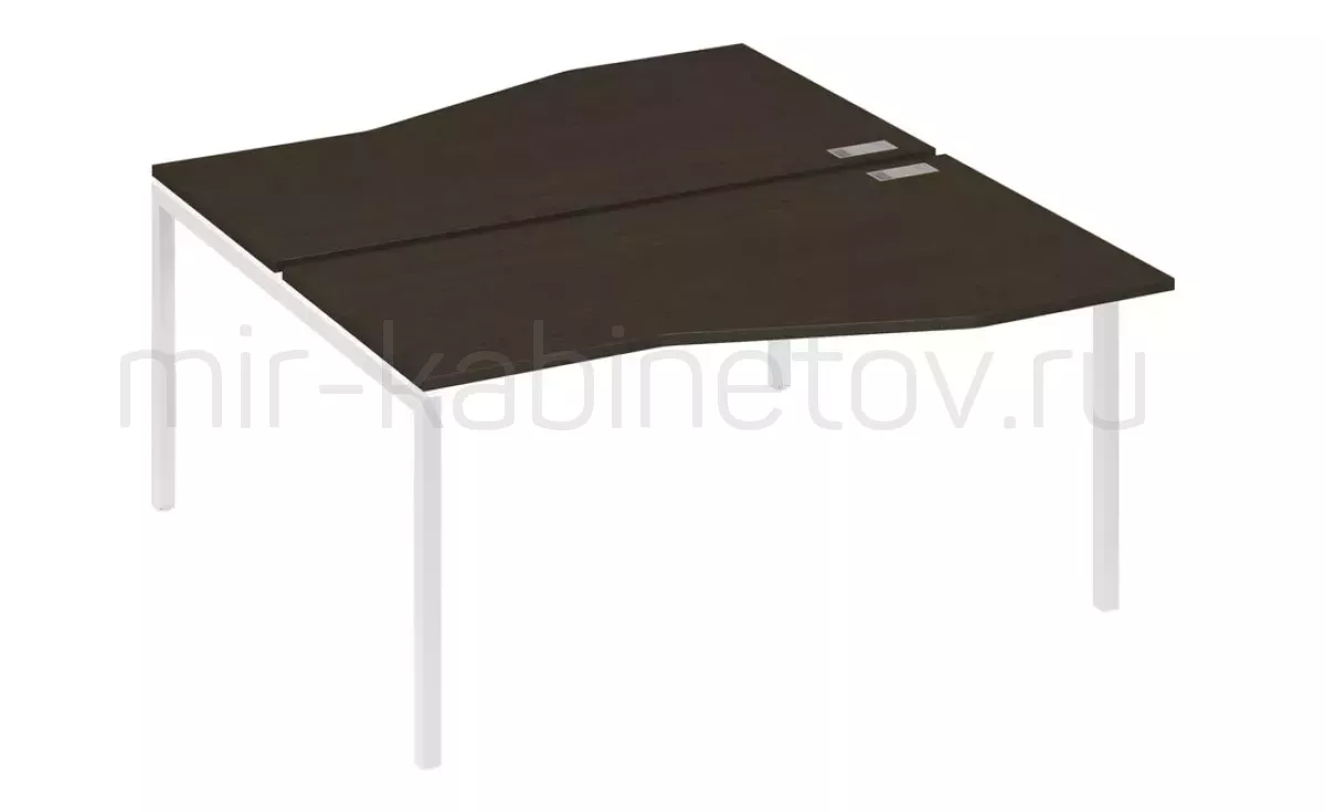 Рабочая станция со столами м/к DUE (2х160) – фото 1