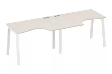 Рабочая станция со столами м/к TRE (2х120)