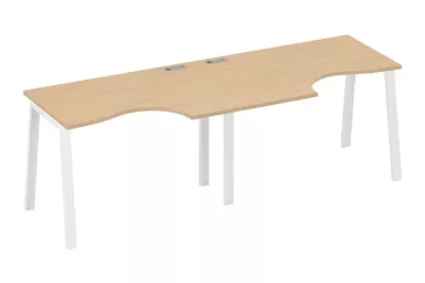 Рабочая станция со столами м/к TRE (2х120)