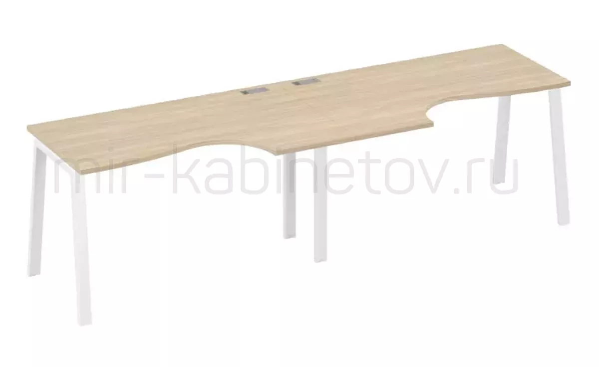 Рабочая станция со столами м/к TRE (2х140) – фото 1