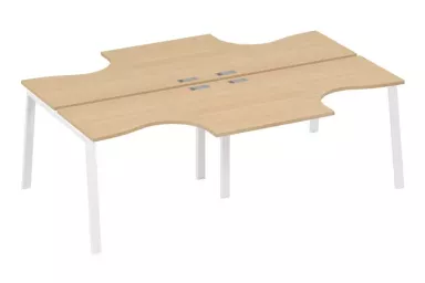 Рабочая станция со столами м/к TRE (4х120)