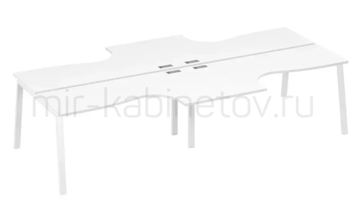 Рабочая станция со столами м/к TRE (4х160) – фото 1