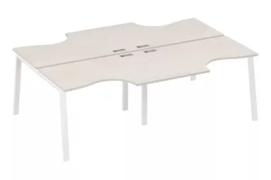 Рабочая станция со столами м/к TRE (4х120)