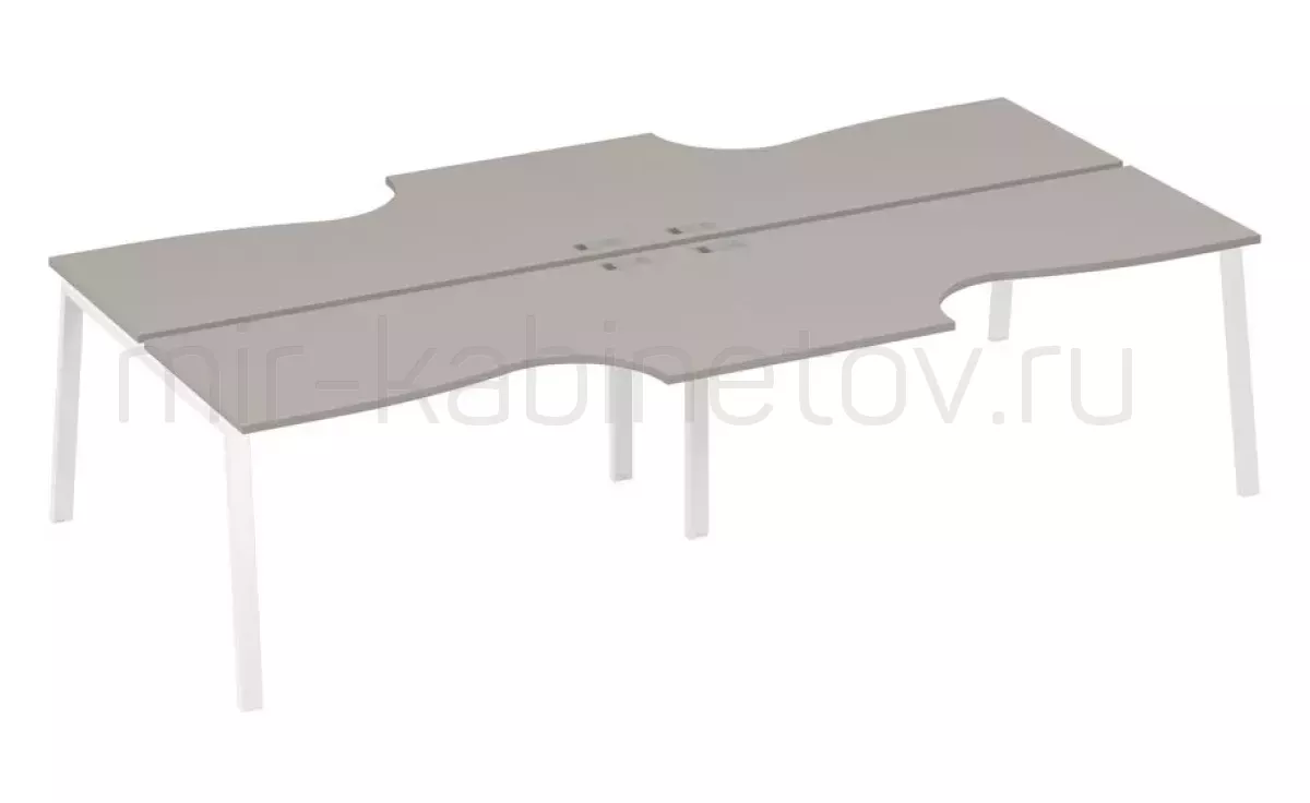 Рабочая станция со столами м/к TRE (4х160) – фото 1