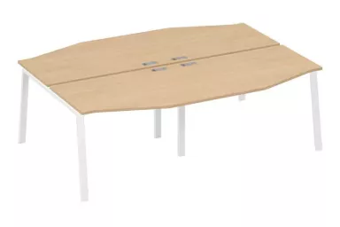 Рабочая станция со столами м/к TRE (4х120)