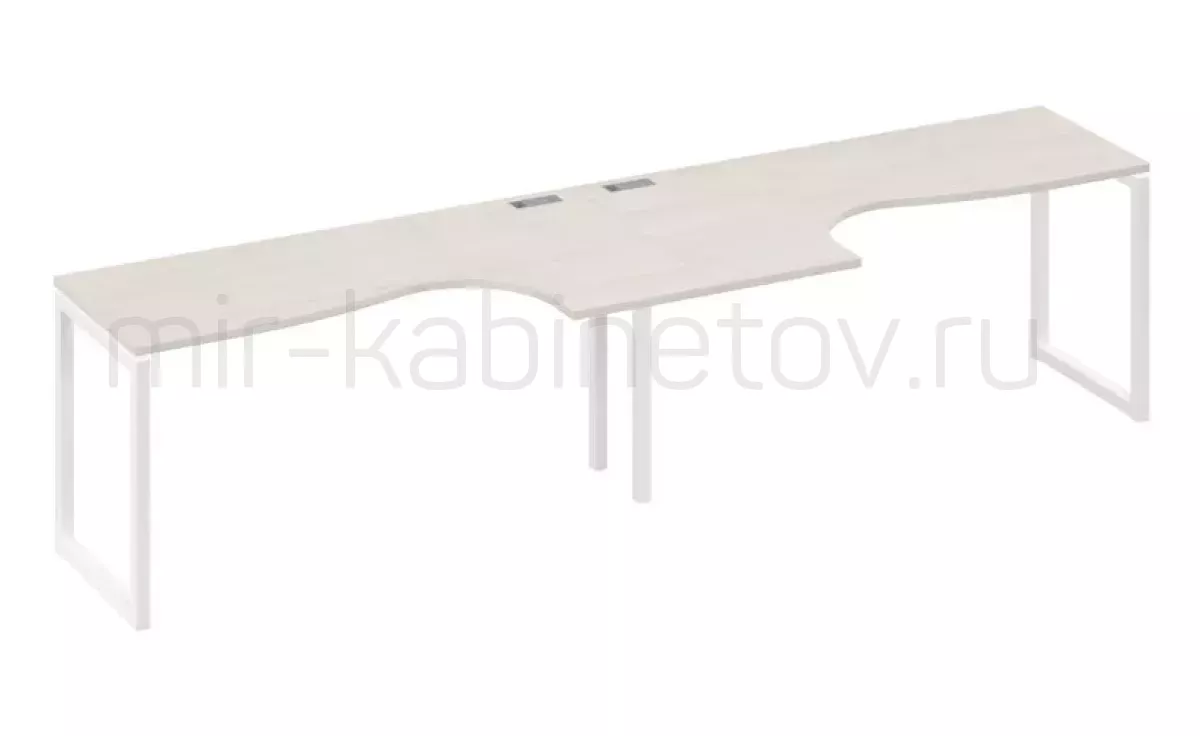 Рабочая станция со столами м/к QUATTRO (2х160) – фото 1