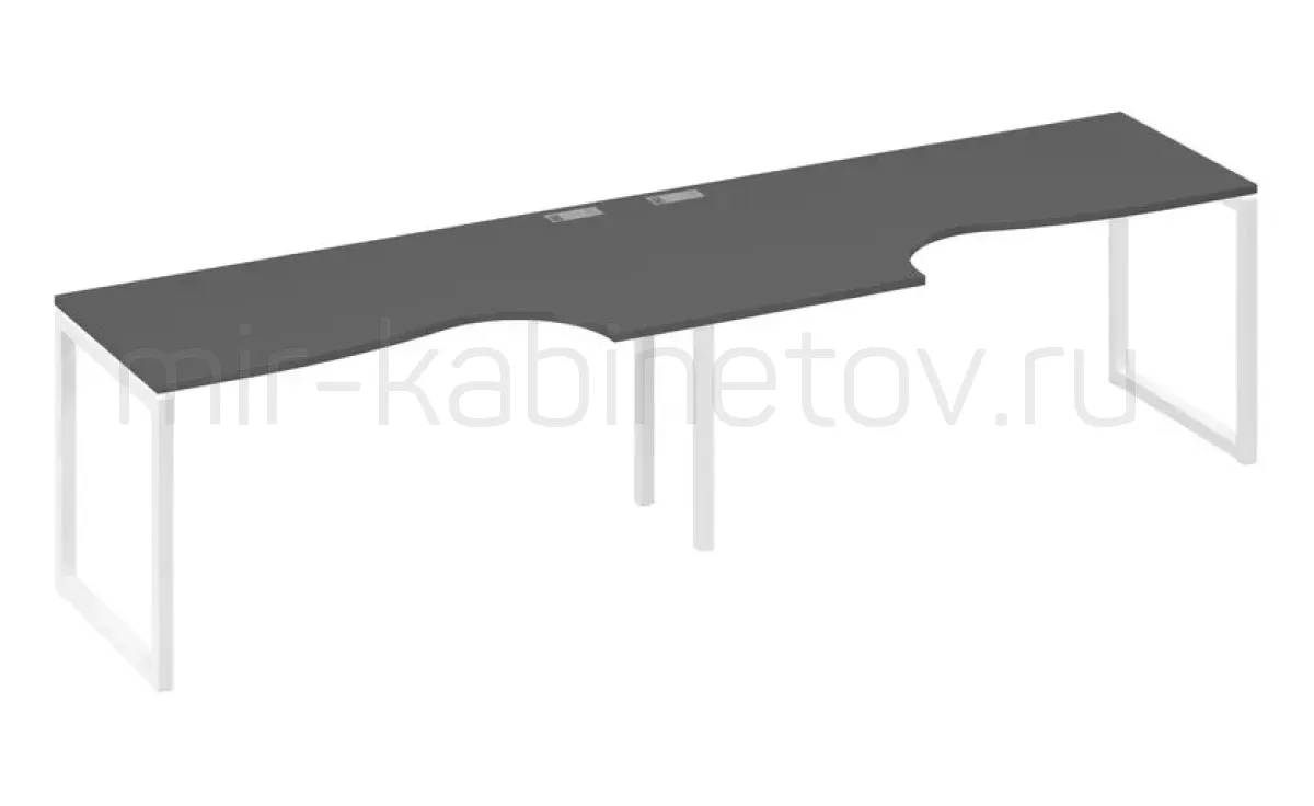 Рабочая станция со столами м/к QUATTRO (2х160) – фото 1