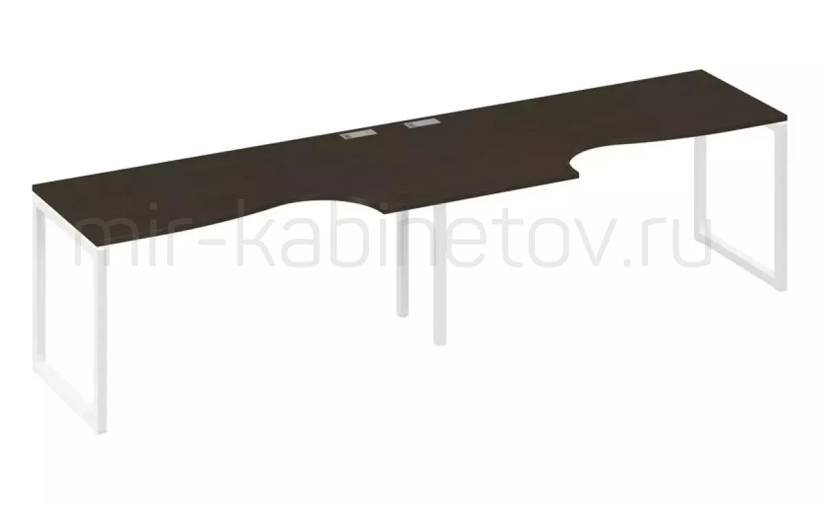 Рабочая станция со столами м/к QUATTRO (2х160) – фото 1