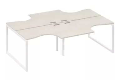 Рабочая станция со столами м/к QUATTRO (4х120)