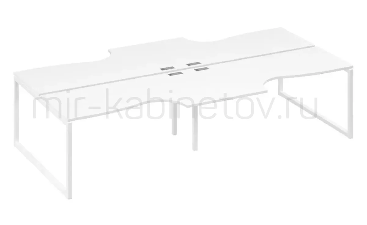 Рабочая станция со столами м/к QUATTRO (4х160) – фото 1