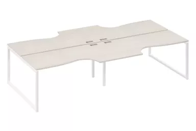 Рабочая станция со столами м/к QUATTRO (4х160)