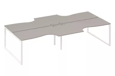Рабочая станция со столами м/к QUATTRO (4х160)