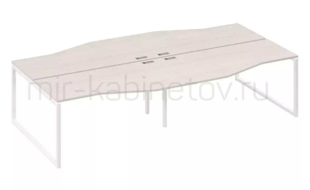 Рабочая станция со столами м/к QUATTRO (4х160) – фото 1