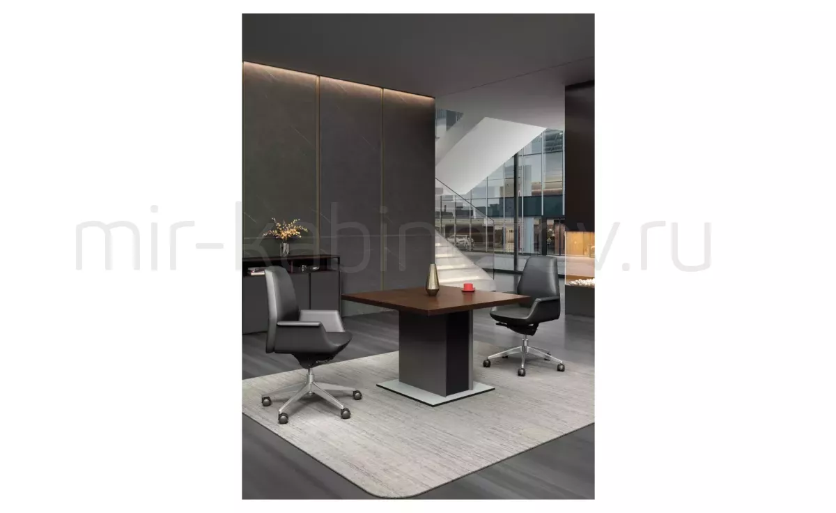 Мебель для переговорных Feigelali Veneer Walnut/Meteor Grey – фото 3