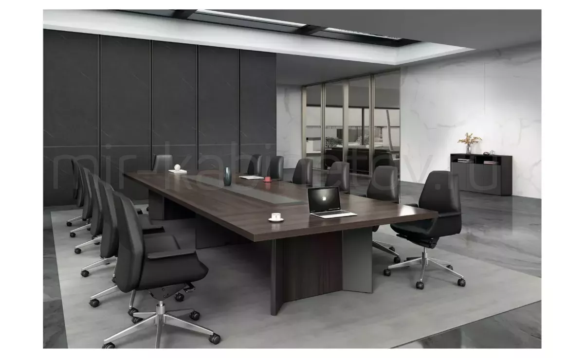 Мебель для переговорных Feigelali Melamine Walnut Hairline/Meteor Grey – фото 2