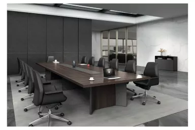Мебель для переговорных Feigelali Melamine Walnut Hairline/Meteor Grey – фото 2