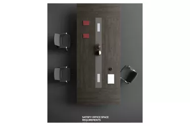 Мебель для переговорных Mosky Coffee Teakwood/Meteor Grey – фото 2