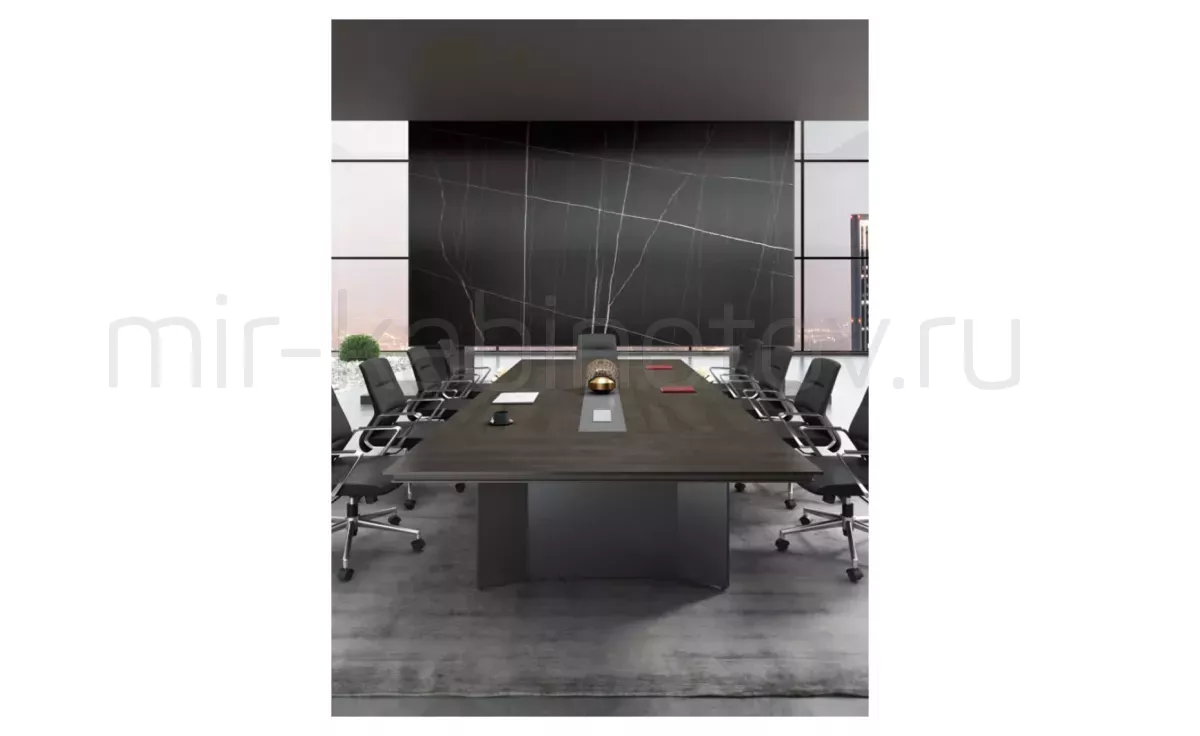 Мебель для переговорных Mosky Coffee Teakwood/Meteor Grey – фото 3