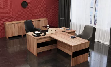 Кабинет руководителя Акцент Темный шимо – фото 1